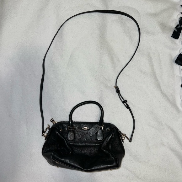 Coach Bags Coach Authentic Black Leather Crossbody Purse Poshmark